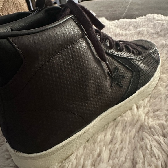 Men’s Converse Pro Leather 76 Mid Black Size 11 - Picture 4 of 14